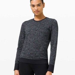 Swiftly Breathe Long Sleeve Rainbow Speckle Black